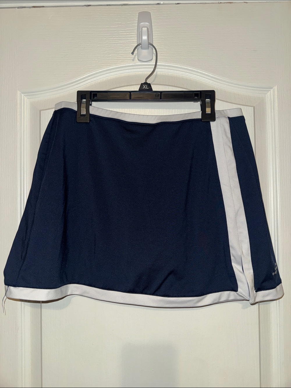VTG Navy and White Athletic Skirt - Women's Tennis Skort